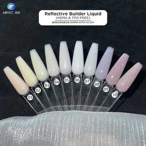 OEM ODM HEMA & TPO FREE Reflective <b>Builder</b> Liquid Selfleveling Nail Construction Gel Liquid <b>Builder</b> Nail Gel in a Container - Product Image 3