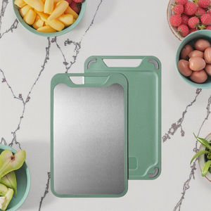 双面钛塑料砧板粉色麦草PP砧板中国电子商务网站 - Product Image 4