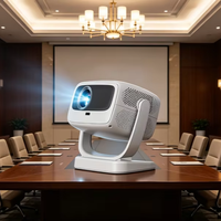 Projecteur portable HT3 Pro pour usage domestique, avec cardan intégré et mise au point automatique pour projection en plein jour