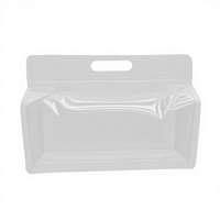 Bolsa Transparente Mate con Fondo Plano Elesea, Sellado Térmico y Lateral, Apta para Microondas, PET/PE de Grado Alimenticio, 8 Sellados para Alimentos para Mascotas