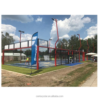 Terrain de padel intelligent avec système de tableau de bord | Connectivité d'application | Mode d'entraînement