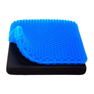 Cojín de gel con diseño de panal <span class=keywords><strong>al</strong></span> <span class=keywords><strong>por</strong></span> <span class=keywords><strong>mayor</strong></span>, almohadilla de asiento, almohadillas transpirables <span class=keywords><strong>para</strong></span> silla de ruedas, almohadas lumbares y <span class=keywords><strong>cojines</strong></span> de asiento - Product Image 2