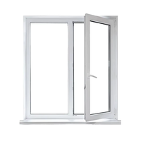 Ventanas Corredizas de Acero y Plástico Modernas Personalizadas al por Mayor con Vidrio Templado, Calificadas por Energy Star, para Uso en Cocina, Hotel y Baño