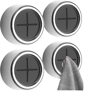 Rack <b>Hooks</b> Customized Self-adhesive Towel Hanging Towel Holder Kitchen Bathroom Nordic Towel <b>Hook</b> - Product Image 1