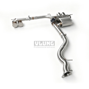 Système d'échappement CatBack haute performance Vlung pour BMW 135i 3.0T N54 E81 E82 <span class=keywords><strong>E87</strong></span> E88 2007-2012 en acier inoxydable 304 avec soupape arrière - Product Image 3