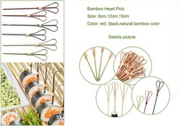 Bulkverpakking natuurlijke bamboe spiesjes, wegwerp bamboestokjes voor BBQ, satay en fruit.