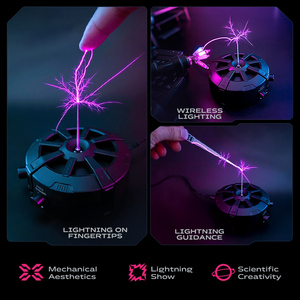 IBN Creative Science Experiment - Bobina Táctil <span class=keywords><strong>de</strong></span> Descarga <span class=keywords><strong>El</strong></span>éctrica Magnética Artificial con Bluetooth y Música, Regalo Transfronterizo Tesla - Product Image 2