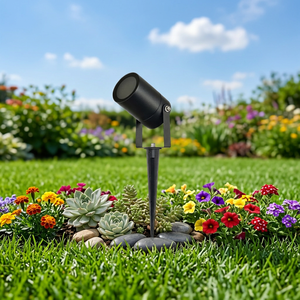 Projecteur LED en aluminium étanche IP65 GU10 à angle réglable, faisceau de 36°, pour extérieur, jardin, pelouse, paysage, éclairage d'arbre - Product Image 5