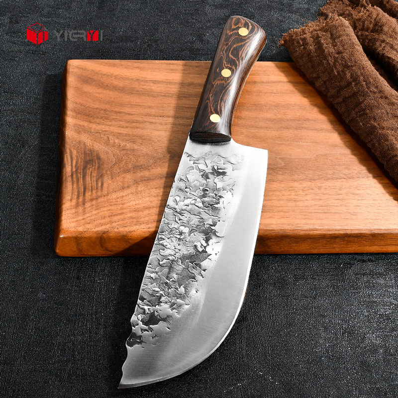 Cuchillo para picar marrón de 7 pulgadas