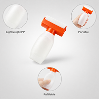 Rouleau de peinture rechargeable 2 en 1 avec bouteille de peinture, rouleau détachable, grande capacité, sortie rapide de la peinture, outil de peinture DIY pour la maison