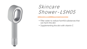 หัวกรองฝักบัวคาร์บอนกัมมันต์พลาสติกใหม่ กำจัดคลอรีน น้ำกระด้าง เป็นมิตรกับสิ่งแวดล้อม ใช้ในห้องน้ำ 1 ขั้นตอน - Product Image 2