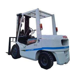 Venta al por Mayor de Transpaleta Diésel TCM 3T de 4.5m Usada, Alta Eficiencia, 2 Años de Garantía, para Elevación de Materiales de Construcción - Product Image 1