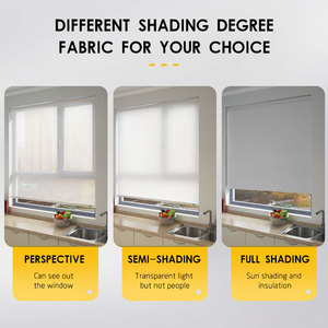 Kích thước tùy chỉnh cơ giới ngoài trời Patio Windproof không thấm nước mặt trời che màn hình độ đàn hồi Con lăn mù - Product Image 5