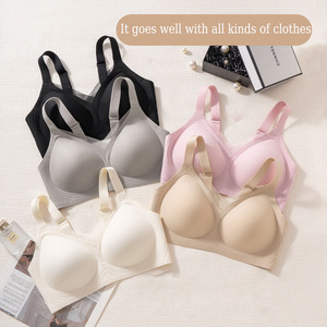 <span class=keywords><strong>Soutien</strong></span>-<span class=keywords><strong>gorge</strong></span> minimisant push-up sans armatures en maille respirante pour femme, grande taille, fin, sans coutures, avec maintien latéral anti-affaissement et effet sculptant pour usage quotidien - Product Image 6