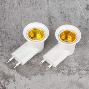 Portalámparas de Pared <span class=keywords><strong>Extensible</strong></span> de Plástico Aulipur E27 con Enchufe Europeo, Diseño en Forma de Tubo con Interruptor - Product Image 4