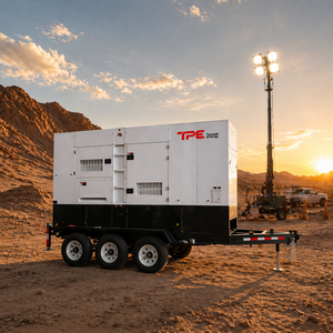 Generador Silencioso TPE-350KL, Generador de Energía Móvil para Construcción, Minería, Alquiler, Energía de Respaldo, Proveedor OEM TPE-350KL TPE - Product Image 4