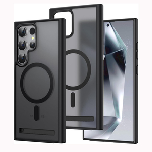 Funda magnética para teléfono con soporte para <span class=keywords><strong>Samsung</strong></span> Galaxy S24 S23 S2 Plus, funda ultra translúcida, productos de tendencia, novedad de 2024 - Product Image 3