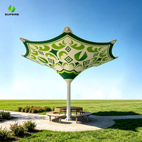 Tente de présentation personnalisée en PVC monocouche pour équipements électriques, idéale pour les événements de jardin, les expositions et la décoration paysagère