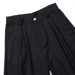 Wholesale OEM Custom Men's Tailored Dress <strong>Shorts</strong> <strong>Black</strong> Pleated Suit <strong>Shorts</strong> <strong>Smart</strong> Casual Summer <strong>Shorts</strong> - Product Image 5