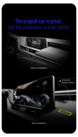 Nuevo Reproductor Multimedia para Auto con Pantalla Táctil GPS Android de 12.3 Pulgadas, CarPlay Inalámbrico Integrado, Montaje en el Tablero, Cámara de Reversa para Lexus ES