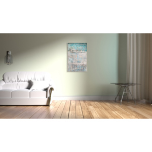 Personalizado al por mayor hecho a mano Arte Abstracto cuadros de pared decoración de sala de estar Hotel lienzo pintura al óleo temas Naturaleza muerta - Product Image 3