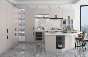 Modern Modular Kitchen <b>Cabinet</b> Custom Plywood Particleboard Free Design with 3D Model Design Multi-Color Optional - Product Image 3