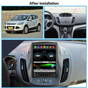 Autoradio stéréo à écran tactile, lecteur dvd, compatible avec <span class=keywords><strong>Ford</strong></span> KUGA 2013-2017, écran Vertical, électronique, autre - Product Image 3