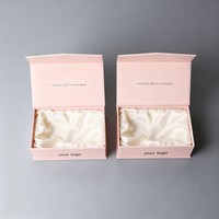 Emballage cadeau cosmétique personnalisé avec doublure en soie tachetée, boîte à fermeture magnétique estampillée or, boîte cadeau parfum haut de gamme embossée UV