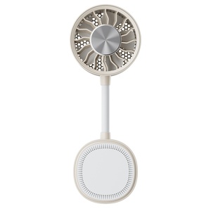 360 °   Ventilador de mano con abrazadera para manguera, 3 niveles de velocidad, mini ventilador portátil para exteriores e interiores, mini ventilador recargable por USB - Product Image 1