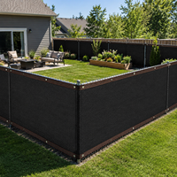Écran de clôture anti-regard pour la vie privée, en maille HDPE robuste, pare-vent pour jardin et maison
