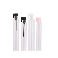 Vide clair petit mini flacon en verre 1ml 2ml 3ml 5ml 6ml 8ml 10ml échantillons de parfum Flacons Testeur avec Bâton En Plastique