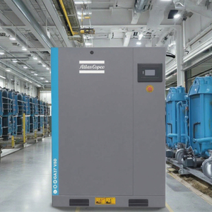 เครื่องอัดอากาศแบบสกรูอุตสาหกรรม Copco GA37VSD GA55VSD GA90VSD กำลังไฟ 37kw 55KW 90KW ใช้ไฟ AC เสียงเบา - Product Image 2