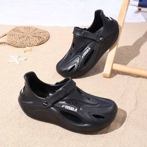 Sabots en EVA pour femmes, <span class=keywords><strong>sandales</strong></span> fermées pour hommes, chaussures de plage/randonnée/rivière, pantoufles, chaussures de travail pour chefs, logo personnalisé - Product Image 4