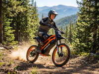 Moto électrique hybride Mimbob personnalisable, vitesse maximale 70 km/h, batterie lithium 60V/27Ah, capacité de charge 120 kg