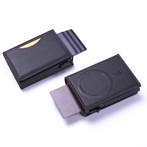 Portatarjetas de aleación de aluminio de 4 pulgadas con múltiples ranuras para tarjetas y cierre magnético para teléfono Apple, diseño unisex - Product Image 4