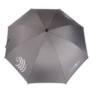 Custom Logo Promotional Branded Wind Proof Straight Pongee Sunny Kinte Black Fiberglass <b>Frame</b> 30inch Golf Umbrella for Outdoor - Product Image 1