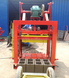 Machine manuelle de fabrication de blocs creux en ciment QT4-40 avec moules pour <span class=keywords><strong>Maurice</strong></span> - Product Image 4