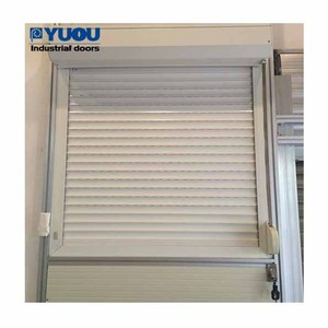 An ninh nhà gió bão bằng chứng màn trập cơ giới nhôm với PU bọt bên trong cho cách nhiệt bảo vệ con lăn màn trập cửa sổ - Product Image 1