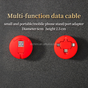 Personalized Stock <strong>Pen</strong>+A5 Plain Notebook + <strong>USB</strong> Flash Drive+speaker+earphone+ <strong>Multi</strong> <strong>Function</strong> Cable Red Gift Set - Product Image 4