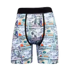 Ropa Interior Personalizada con Logotipo al por Mayor, Ropa Interior Masculina <span class=keywords><strong>Sexy</strong></span>, Calzoncillos Largos para Hombre, Bóxer - Product Image 1