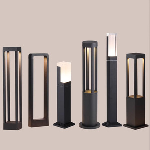 Cuerpo de aluminio IP65 Impermeable Transparencia Acrílico Pantalla 7W Casa <span class=keywords><strong>exterior</strong></span> Bolardo Pilar Luz <span class=keywords><strong>Farola</strong></span> <span class=keywords><strong>Led</strong></span> Para <span class=keywords><strong>Exterior</strong></span> - Product Image 5