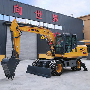 Excavadora hidráulica para caminar Heavy Duty <span class=keywords><strong>14Ton</strong></span> 15Ton Excavadora de ruedas con buen precio - Product Image 4