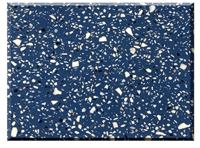 Comptoirs en pierre de terrazzo artificielle en polyuréthane PU blanc durable, style boîte en bois, 20 mm, JINGYAN, pour hôtels modernes, vente en gros