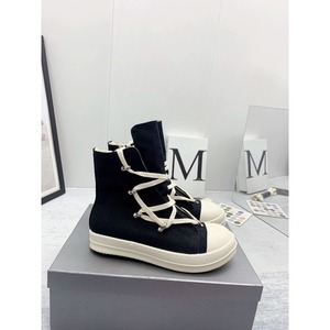 Luxury Designer Women's Chunky Sneakers with Lace-up Ankle Boot New Trends Canvas Arch <b>Support</b> Shoes with Custom Logo - Product Image 4