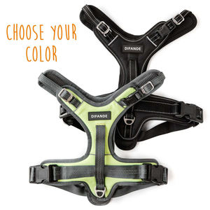 Promosyon rahat hiçbir çekme köpek koşum ile boyun toka taktik no-çekme köpek eğitim koşum köpek kurtarma koşum - Product Image 5