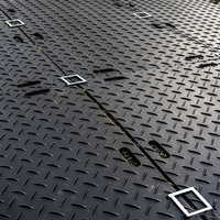 Dalles de protection au sol en HDPE grand format, panneaux d'accès robustes surdimensionnés pour une couverture rapide du chantier, vente en gros
