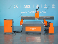Routeur CNC haute précision pour le bois avec 4ème axe pour la sculpture et le façonnage de bois massif et MDF