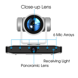 4K AI Voice Tracking PTZ Camera NDI Auto Framing Gesture Control <b>USB</b>-<b>C</b> Webcam Video Live Video Camera Live Stream for YouTube - Product Image 5