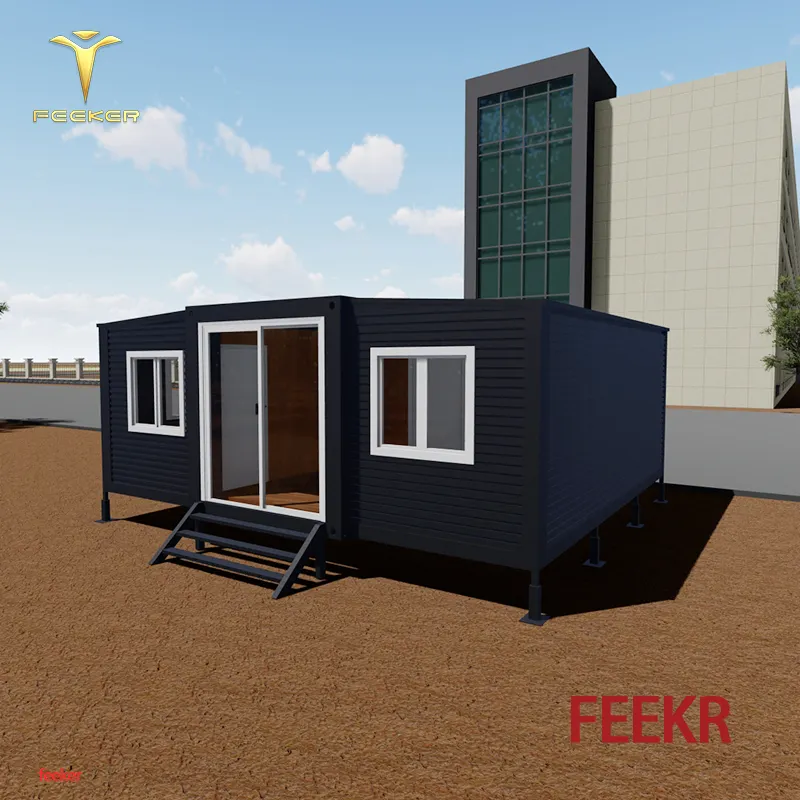 40 Fuß modifizierte Duplex-Häuser 5 Container haus 5 Schlafzimmer Haus 80 m2 Haus plan Big Modular Home