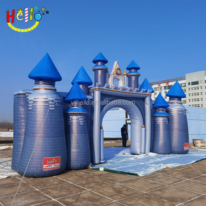 Chất lượng cao <span class=keywords><strong>Inflatable</strong></span> phim hoạt hình vòm trang trí tiệc cưới bule lâu đài <span class=keywords><strong>Inflatable</strong></span> vòm - Product Image 3